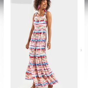 NWT! Francesca’s Carnina Mosaic Maxi Dress